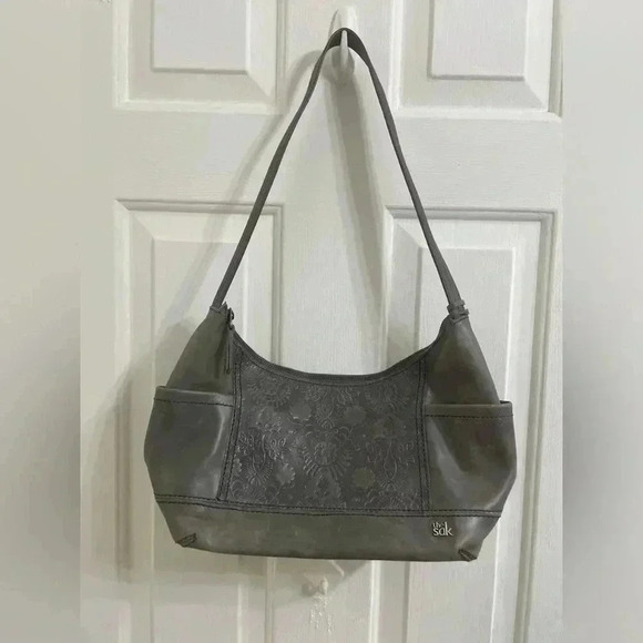 The Sak Handbags - The Sak Kendra Leather Hobo Floral Embossed